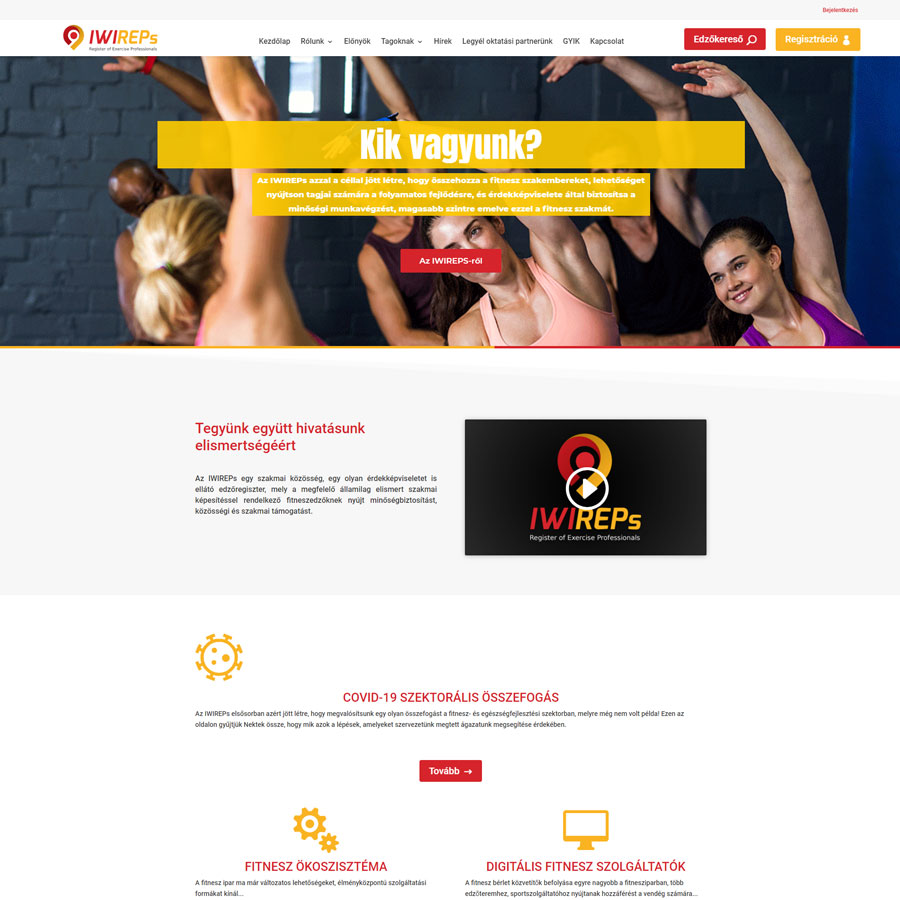 IWIREPs edzőregiszter